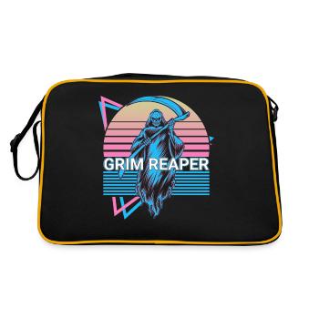 Grim Reaper Retro - Retro Bag - black/gold - Back