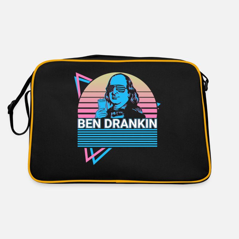 Ben Drankin Drôle Benjamin Franklin 4 juillet Sac Retro