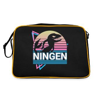 Ningen Cryptozoology Retro - Retro Bag - black/gold - Back