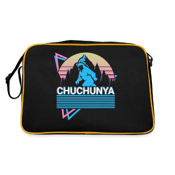 Chuchunya Cryptid Cryptozoology Retro - Retro Bag - black/gold - Back