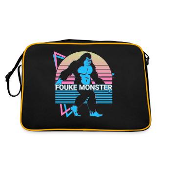Fouke Monster Cryptozoology Retro - Retro Bag - black/gold - Back