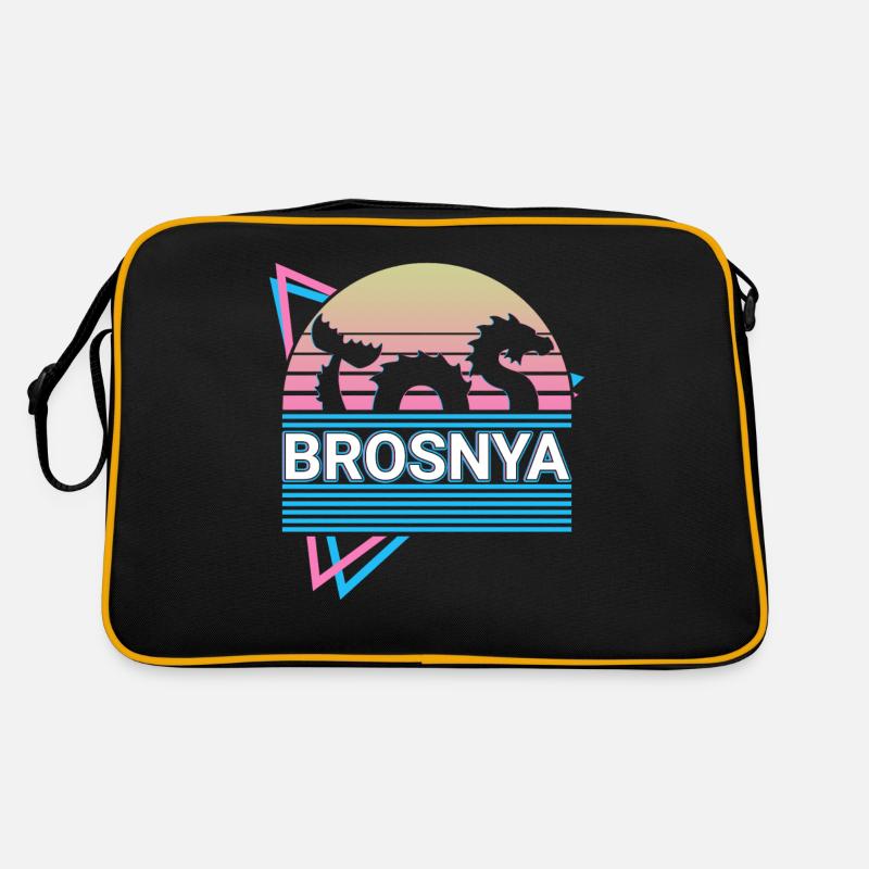 Brosnya Kryptide Kryptozoologie Retro Retro Tasche