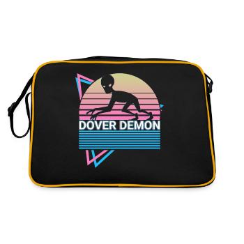 Dover Demon Cryptozoology Retro - Retro Bag - black/gold - Back