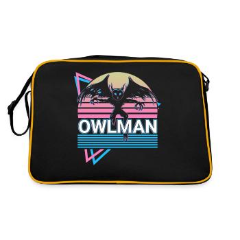 Eulenmann Cryptid Cryptozoology Retro - Retro Bag - black/gold - Back