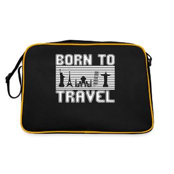 Voyager - Sac Retro - noir/or - Dos