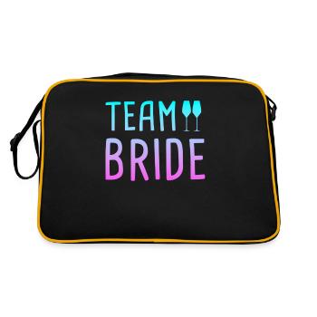 mariée de l’équipe - Sac Retro - noir/or - Dos