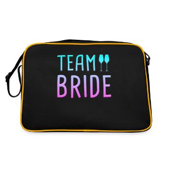 mariée de l’équipe - Sac Retro - noir/or - Dos