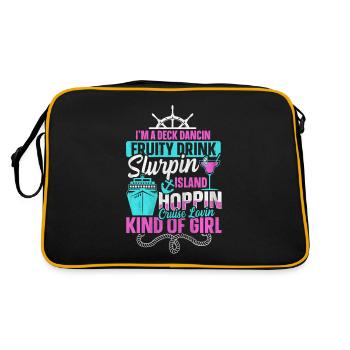 Cruise Lovin Kind Of Girl Fun Cruise - Retro Bag - black/gold - Back