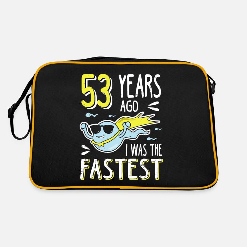 Il y a 53 ans, j’étais le 53e anniversaire le plus rapide Sac Retro