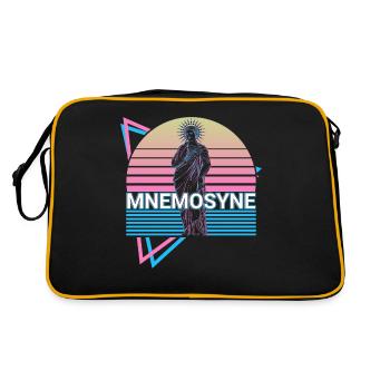 Mnemosyne Greek Goddess Ancient Greek My - Retro Bag - black/gold - Back