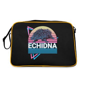 Echidna Retro - Retro Bag - black/gold - Back