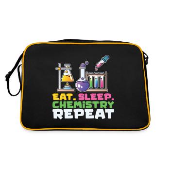 Scientist Chemist Physicist Physics Gift - Retro Bag - black/gold - Back