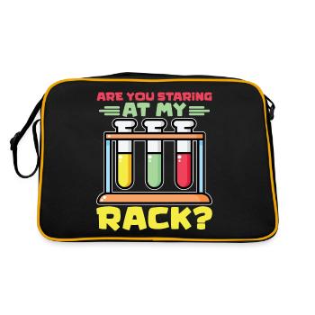 Scientist Chemist Physicist Physics Gift - Retro Bag - black/gold - Back