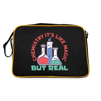 Scientist Chemist Physicist Physics Gift - Retro Bag - black/gold - Back