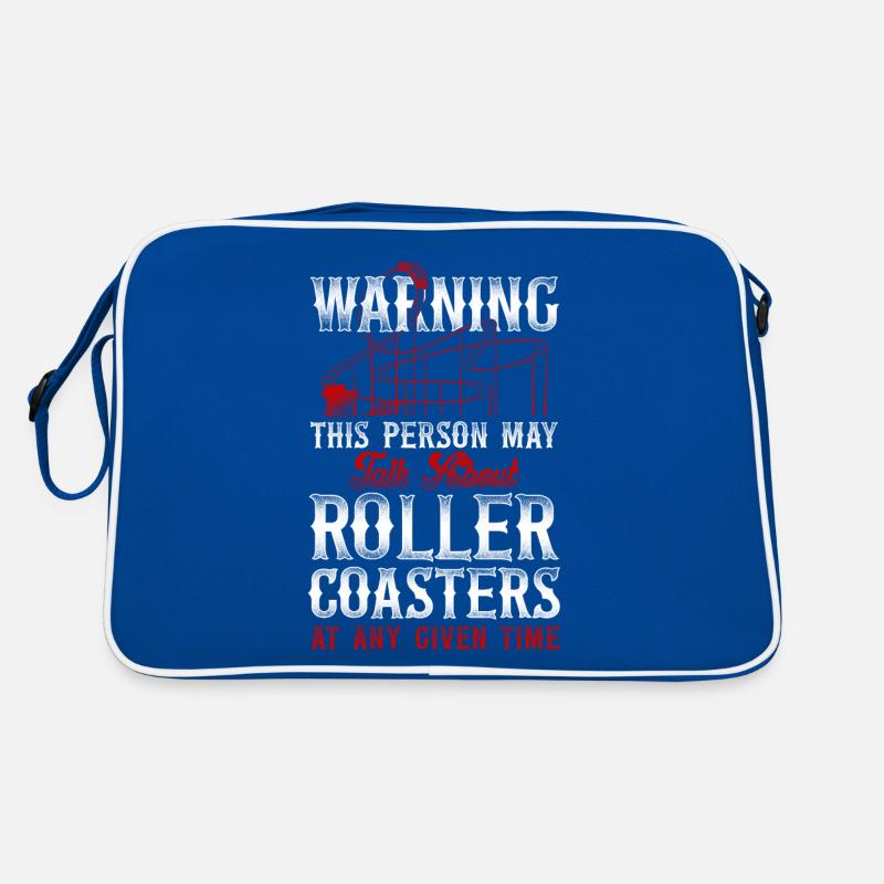 Roller Coaster Vintage Warning Retro Tasche