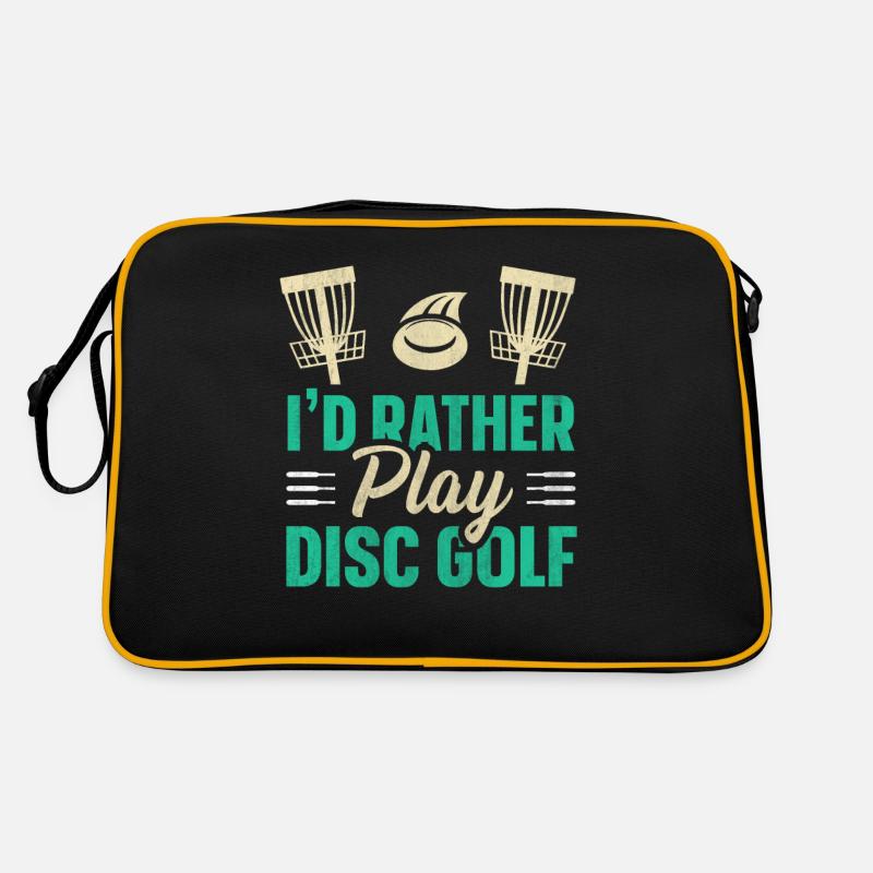 Retro Sunset Je préfère jouer au Disc Golf Sac Retro