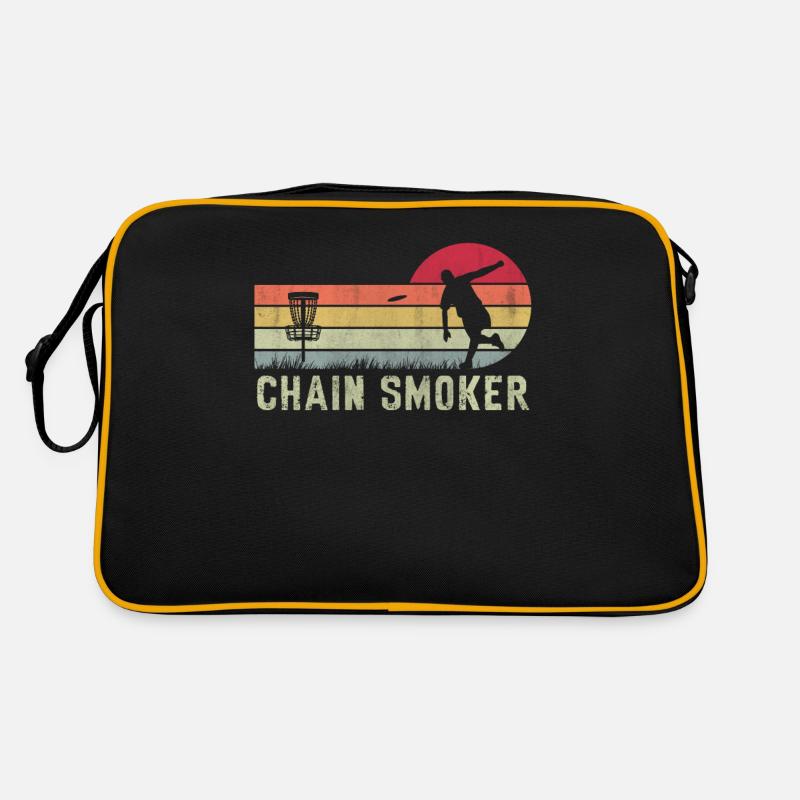 Retro Sunset Chain Smoker Disc Golf Sac Retro