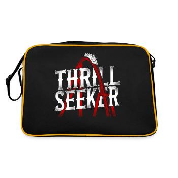 Roller Coaster Vintage Thrill - Retro Bag - black/gold - Back