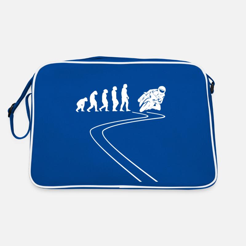 Motorradfahrer Motorcycle Moped Evolution Motorrad Retro Tasche