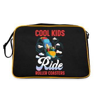 Roller Coaster Cool Kids Ride - Retro Bag - black/gold - Back