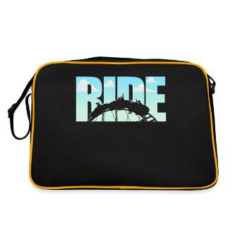 Scooter Coaster Ride - Sac Retro - noir/or - Dos