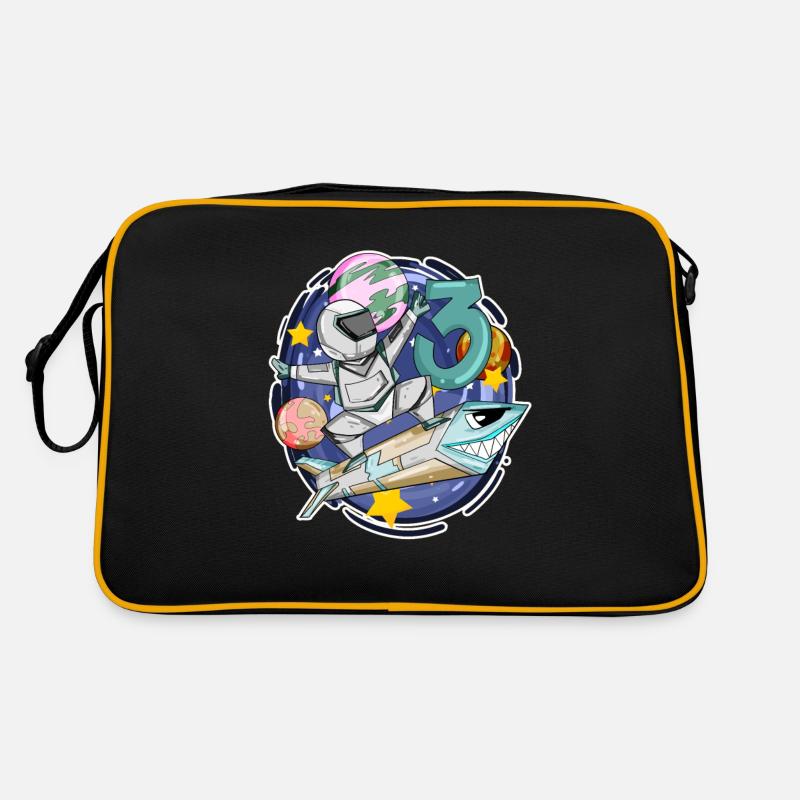 3rd birthday boy - 3 years old - I am 3 Retro Bag