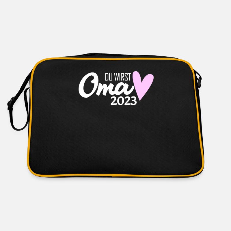 Oma 2023 - Werdende Oma 2023 Retro Tasche