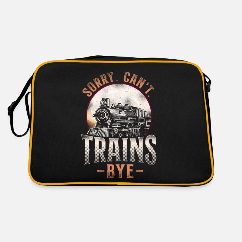 Steam Train Driver Trainspotting Retro Bag