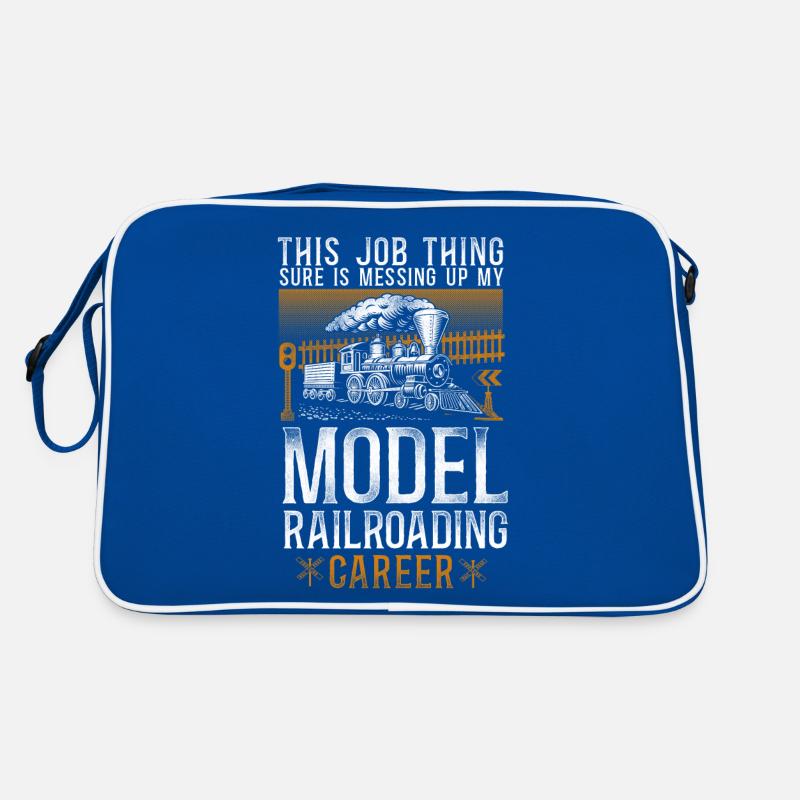Steam Train Driver Trainspotting Retro Tasche