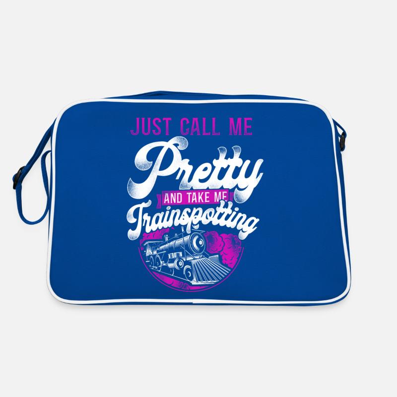 Steam Train Driver Trainspotting Retro Bag