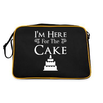Fête de mariage Gâteau de mariage - Sac Retro - noir/or - Dos