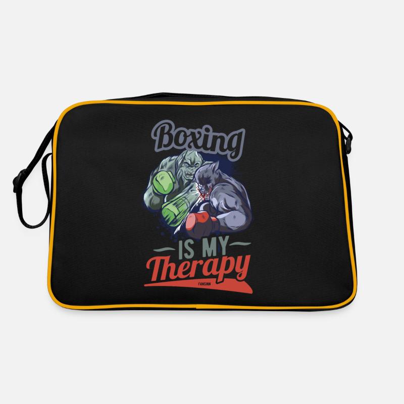 La boxe est ma thérapie Sac Retro