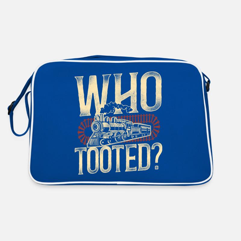 Steam Train Driver Trainspotting Retro Bag