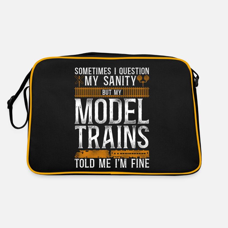 Conducteur de train diesel de marchandises Sac Retro