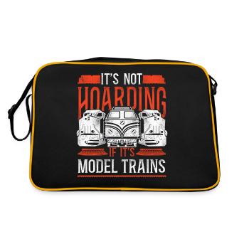 Freight Diesel Train Driver - Retro Bag - black/gold - Back