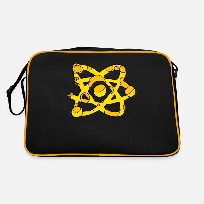 Atom Cheese Symbol Science Scientifique Sac Retro