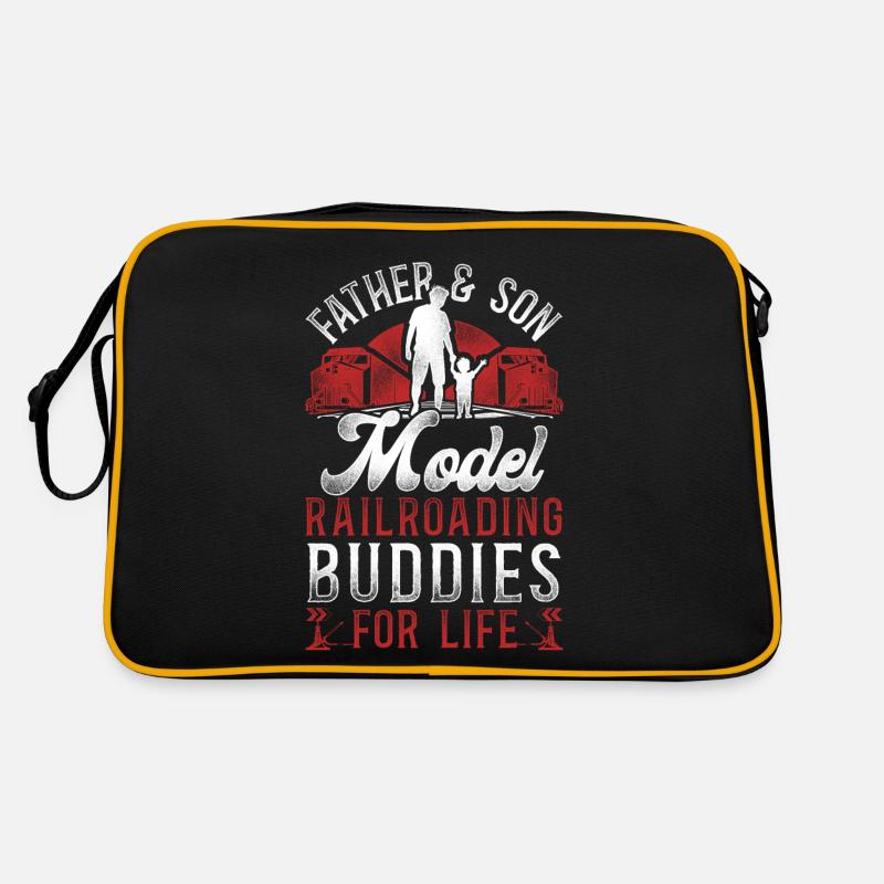 Conducteur de train diesel de marchandises Sac Retro