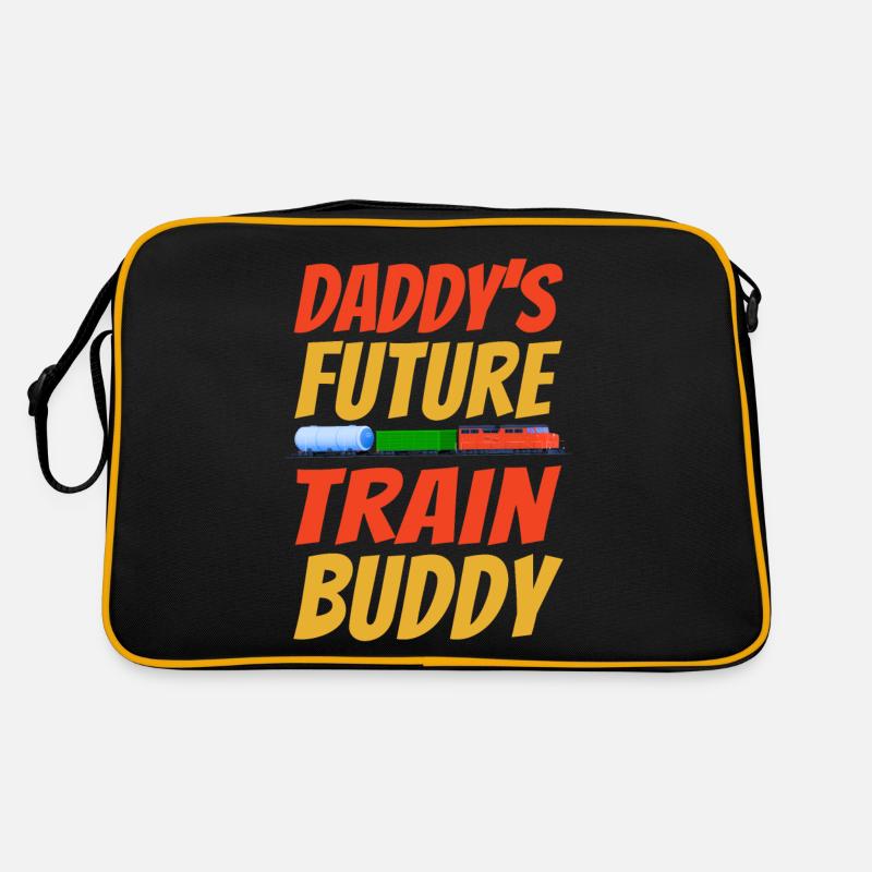 Freight Diesel Train Driver Retro Bag