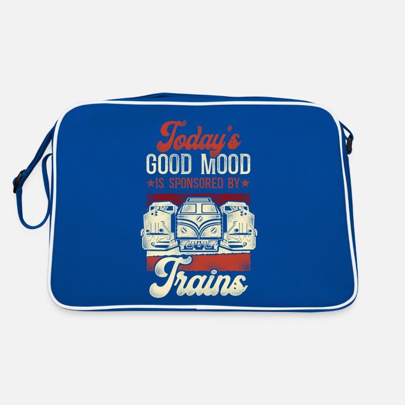 Freight Diesel Train Driver Retro Bag