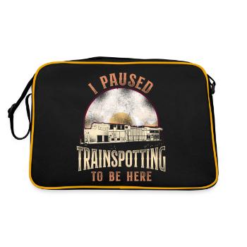 Freight Diesel Train Driver - Retro Bag - black/gold - Back
