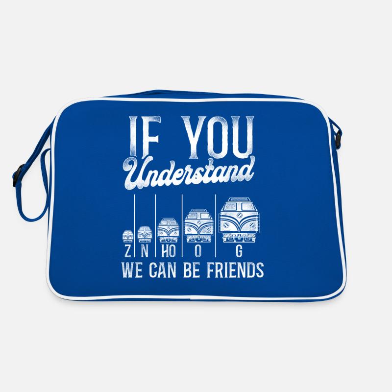 Freight Diesel Train Driver Retro Bag