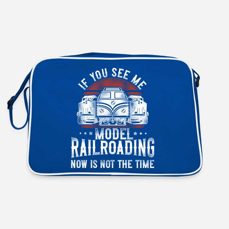 Freight Diesel Train Driver Retro Bag