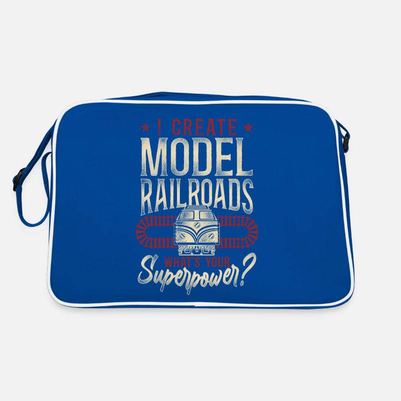 Freight Diesel Train Driver Retro Bag