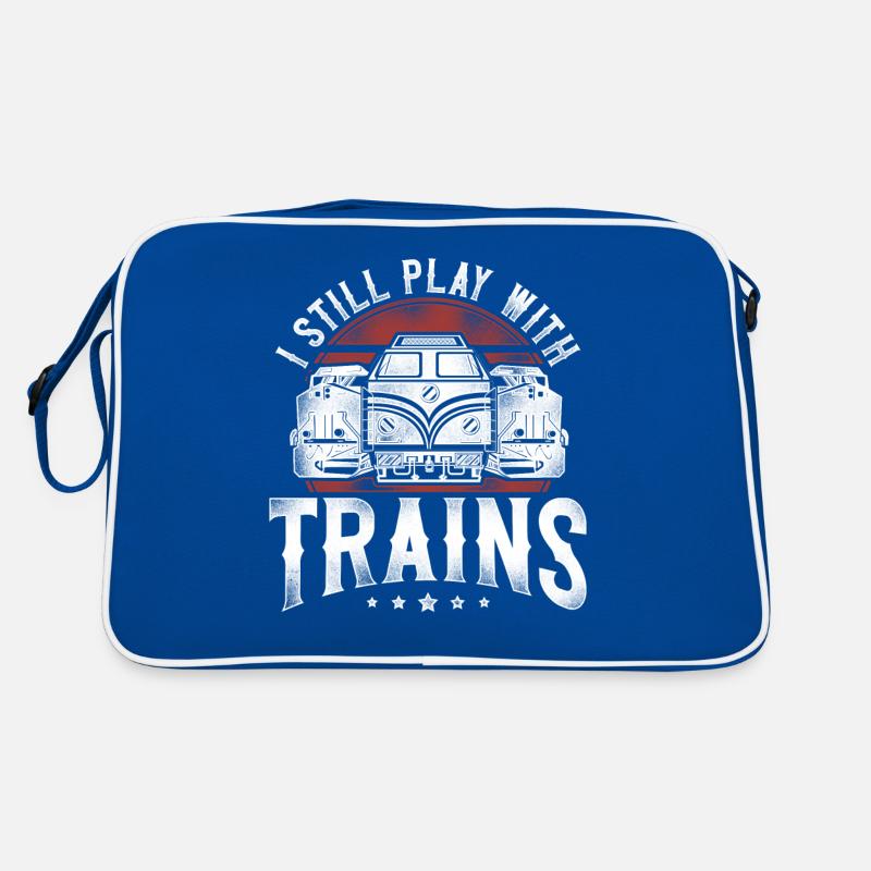 Freight Diesel Train Driver Retro Bag