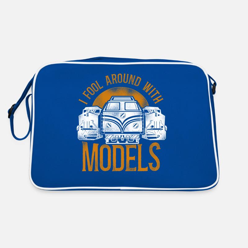 Freight Diesel Train Driver Retro Bag
