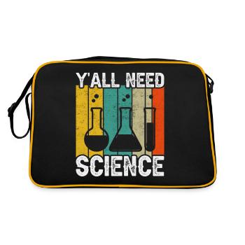 Scientist Chemist Physicist Physics Gift - Retro Bag - black/gold - Back