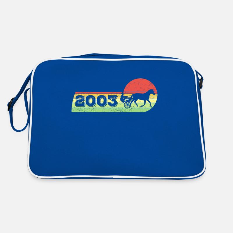 Cheval de trot vintage 2003 Chevaux d’anniversaire Sac Retro