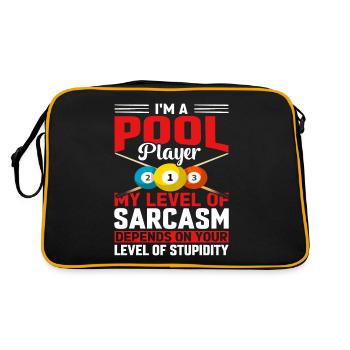 Billiards Pool Billiards Billiards Ball Billiards Cook 8Ball - Retro Bag - black/gold - Back