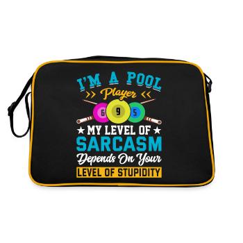 Billiards Pool Billiards Billiards Ball Billiards Cook 8Ball - Retro Bag - black/gold - Back