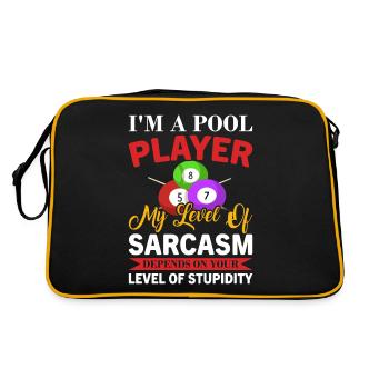 Billiards Pool Billiards Billiards Ball Billiards Cook 8Ball - Retro Bag - black/gold - Back